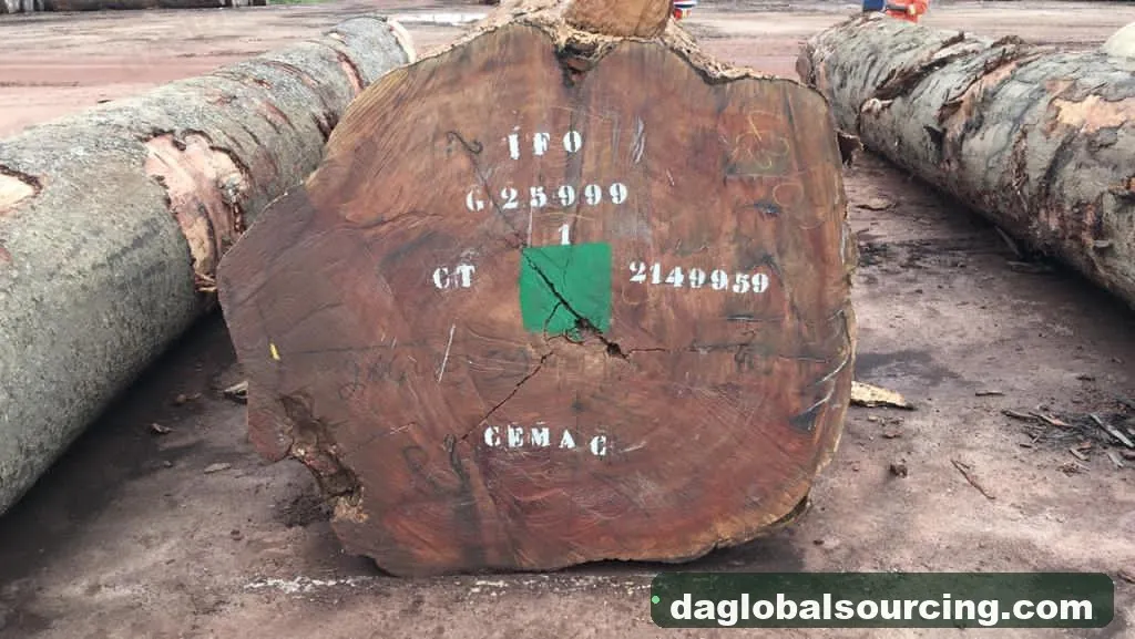 Bosse logs from Congo — goods a Vietnam buyer wants