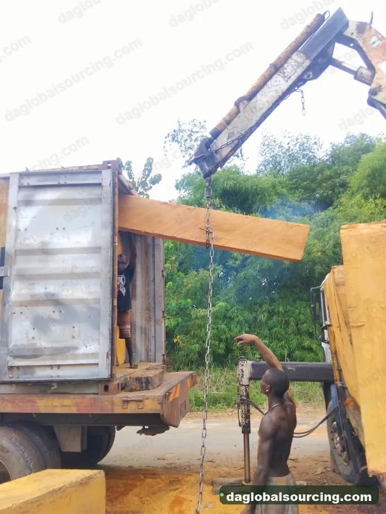 Bilinga squared from Congo — goods a Vietnam buyer wants