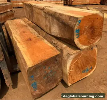 Doussie (Afzelia) from Cameroon — real goods photo 2