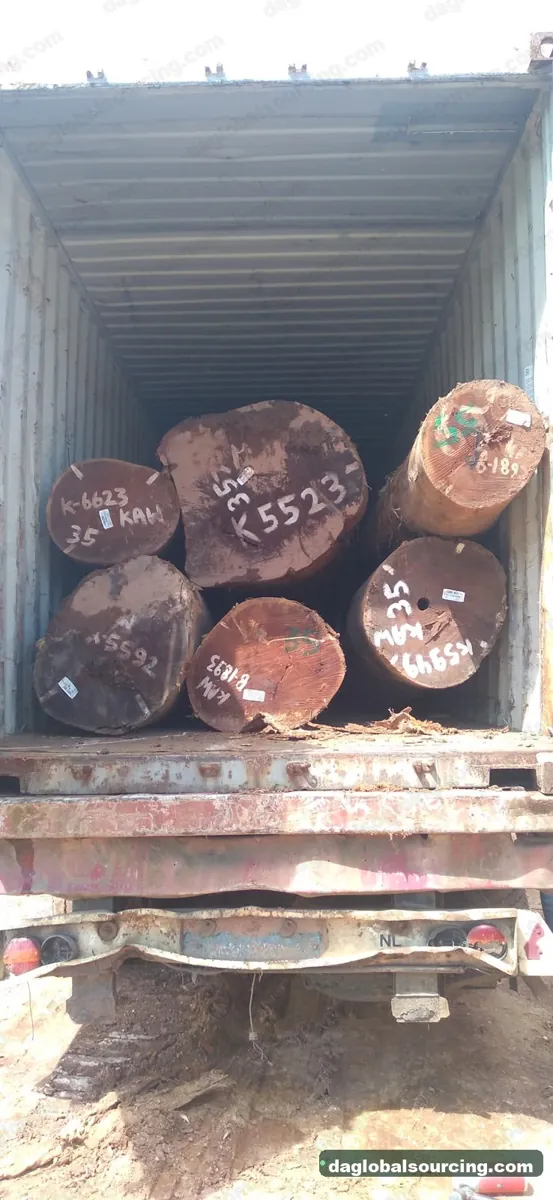 Cow logs from Guyana — goods a Vietnam buyer wants