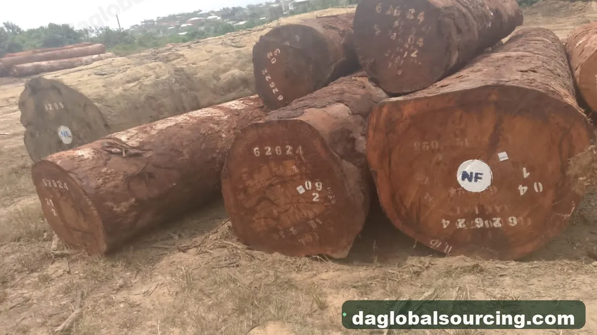 Tali (Ironwood) logs from Cameroon — goods a Vietnam buyer wants