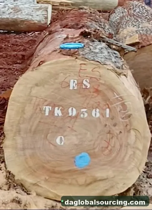 Essia timber from Central African Republic — goods a Vietnam buyer wants