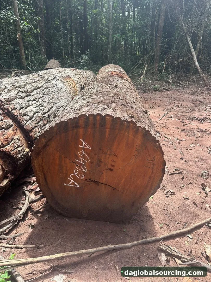 Mukulungu timber from Congo — goods a Vietnam buyer wants