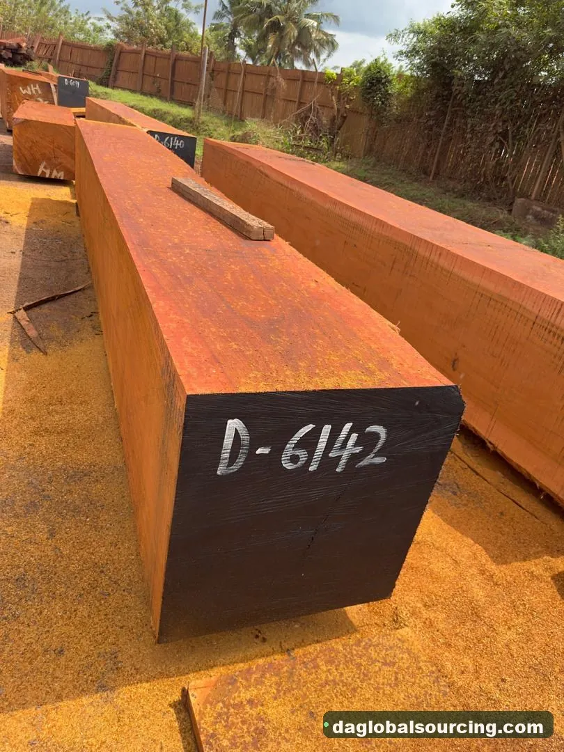 Okan timber from Central African Republic — goods a Vietnam buyer wants