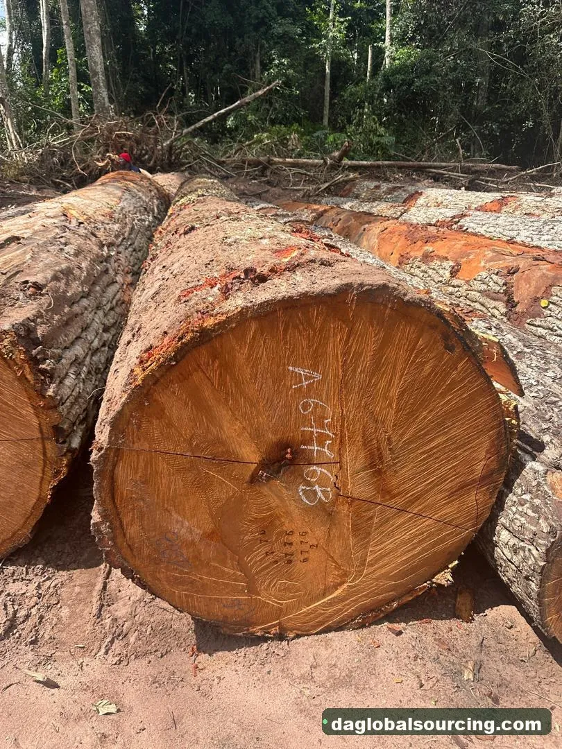 Mukulungu logs from Central African Republic — goods a Vietnam buyer wants