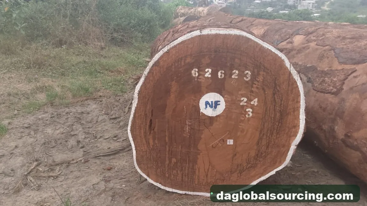 Tali (Ironwood) logs from Congo — goods a Vietnam buyer wants
