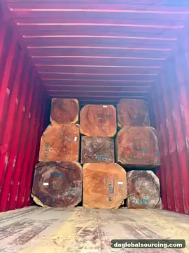 Pachyloba (Afzelia) Squared Wood From Cameroon - Vietnam Buyer Wanted