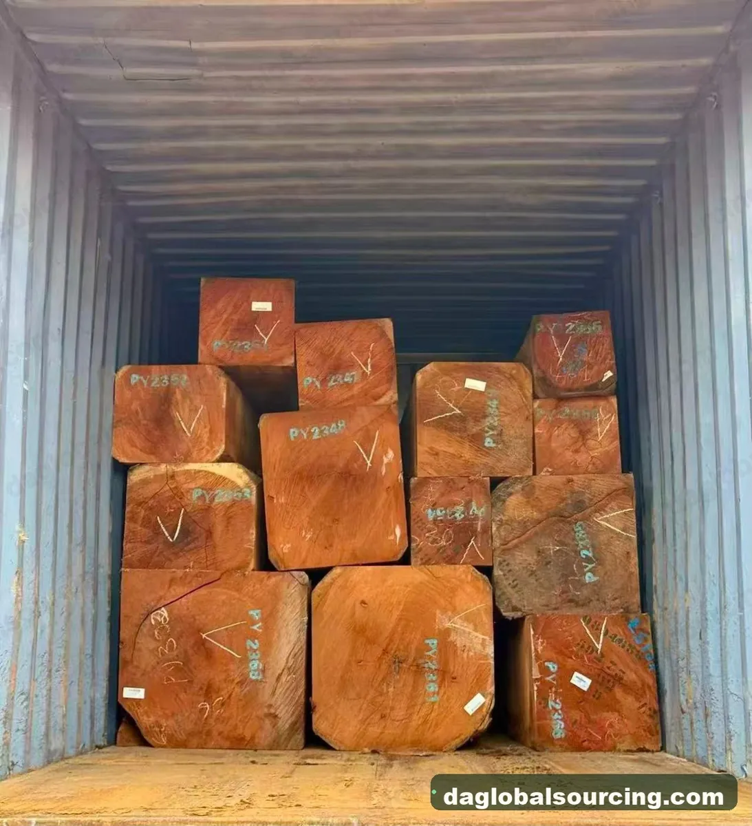 Pachyloba squared from Central African Republic — goods a Vietnam buyer wants