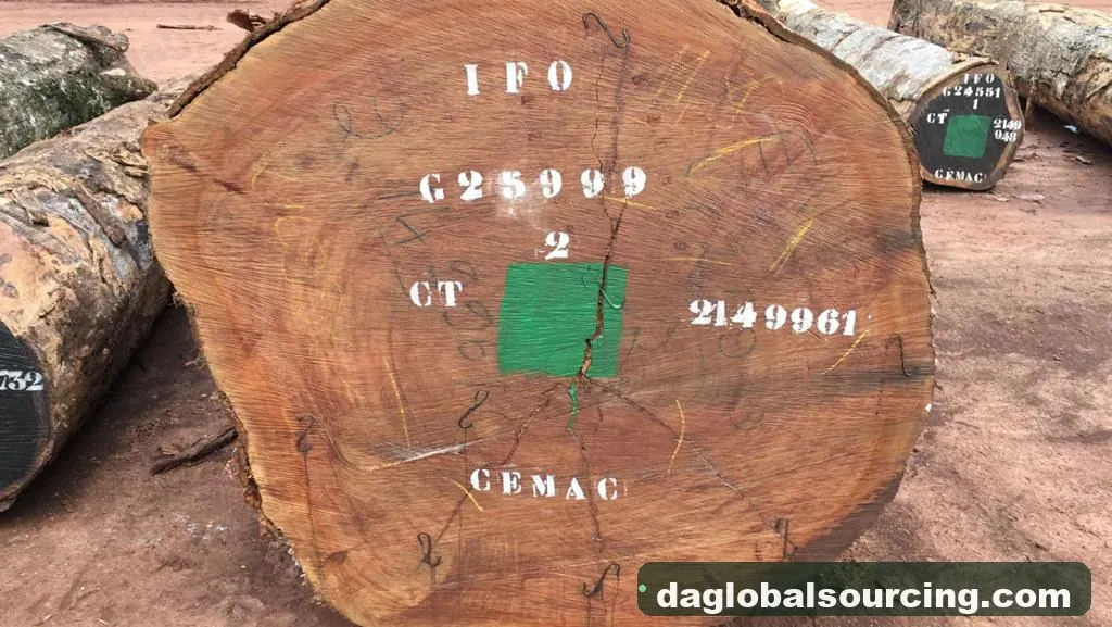 Bosse logs from Congo — goods a Vietnam buyer wants