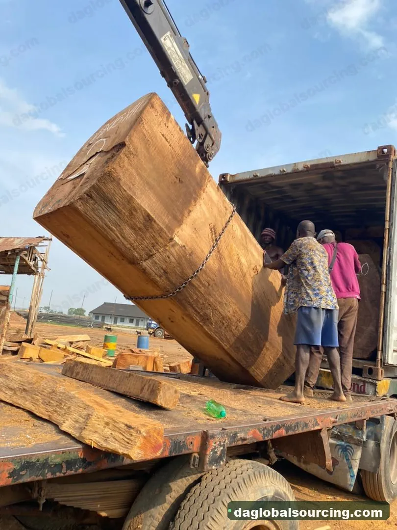Iroko squared from Nigeria — goods a Vietnam buyer wants