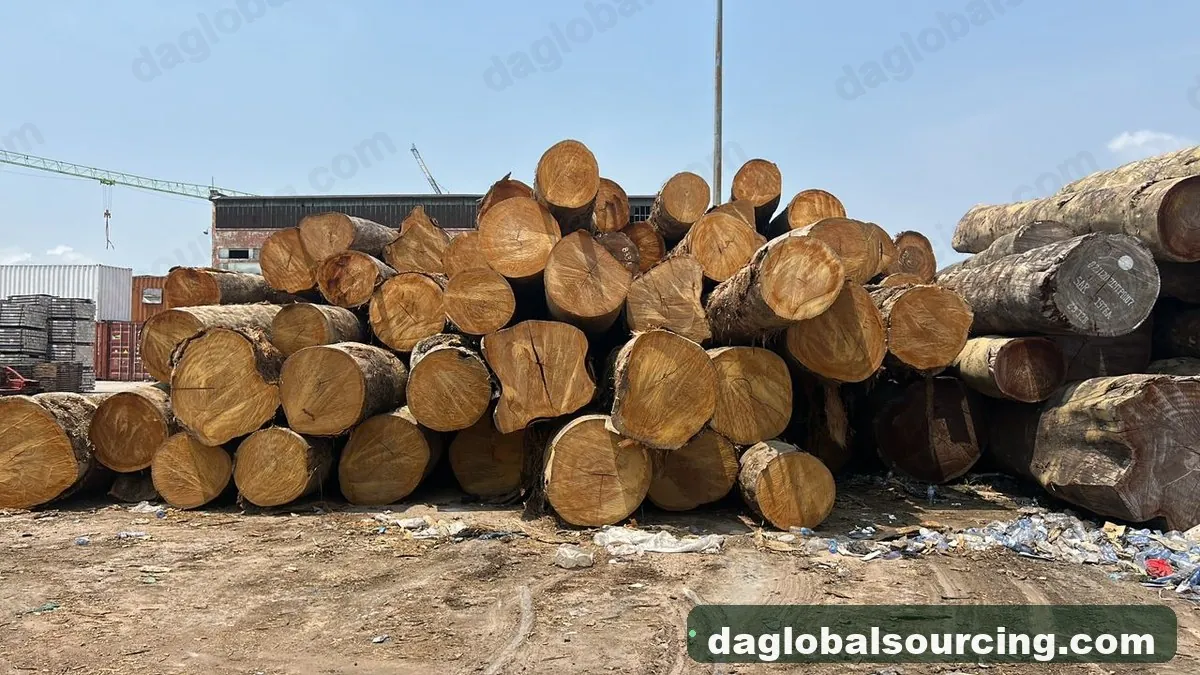 Bilinga logs from Central African Republic — goods a Vietnam buyer wants