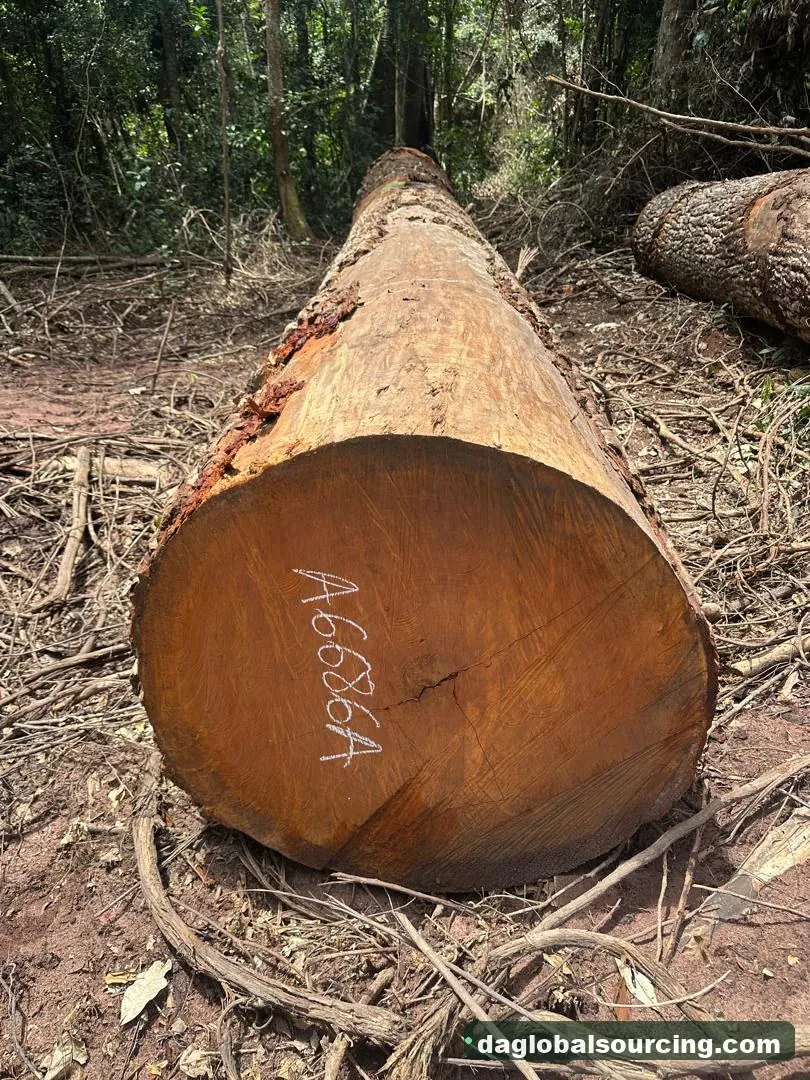 Mukulungu logs from Central African Republic — goods a Vietnam buyer wants