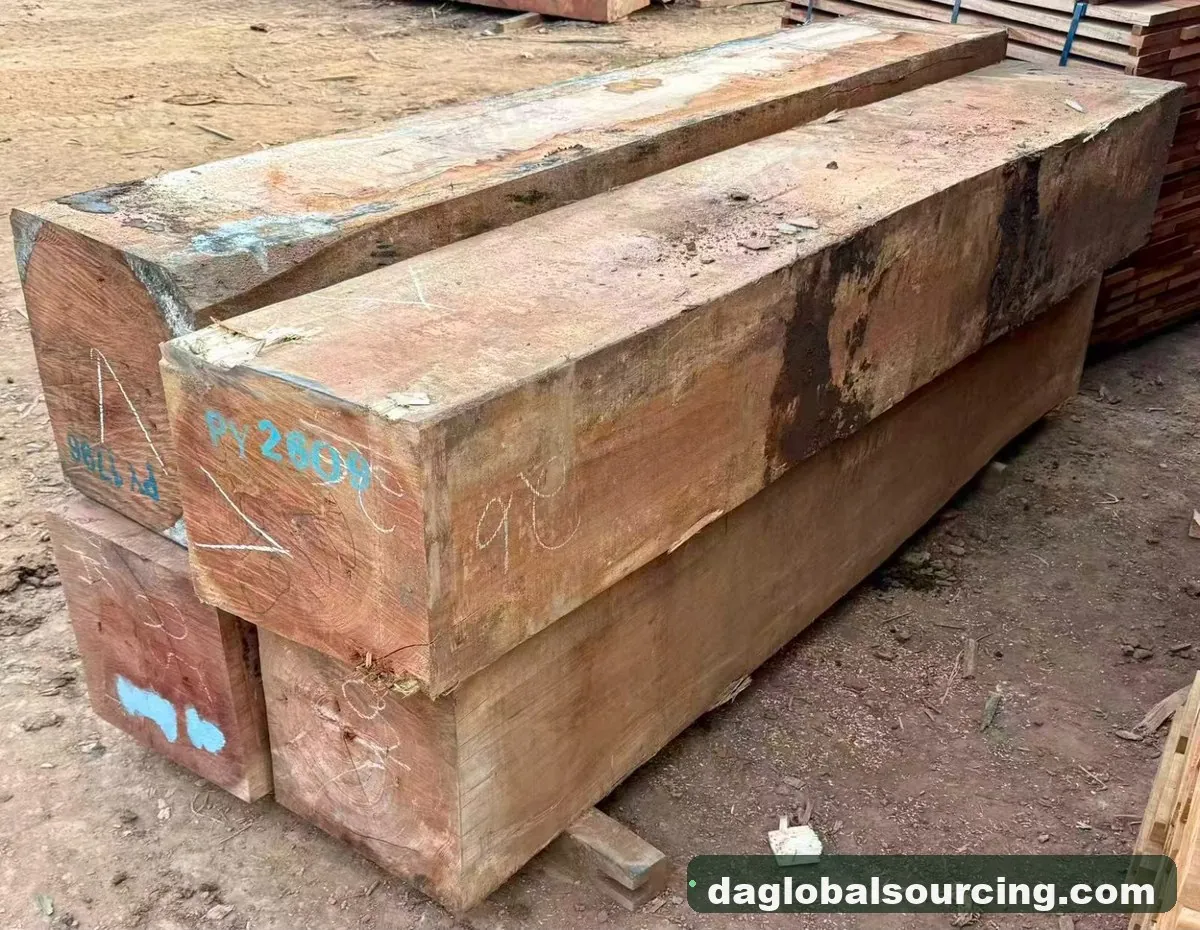 Pachyloba squared from Cameroon — goods a Vietnam buyer wants