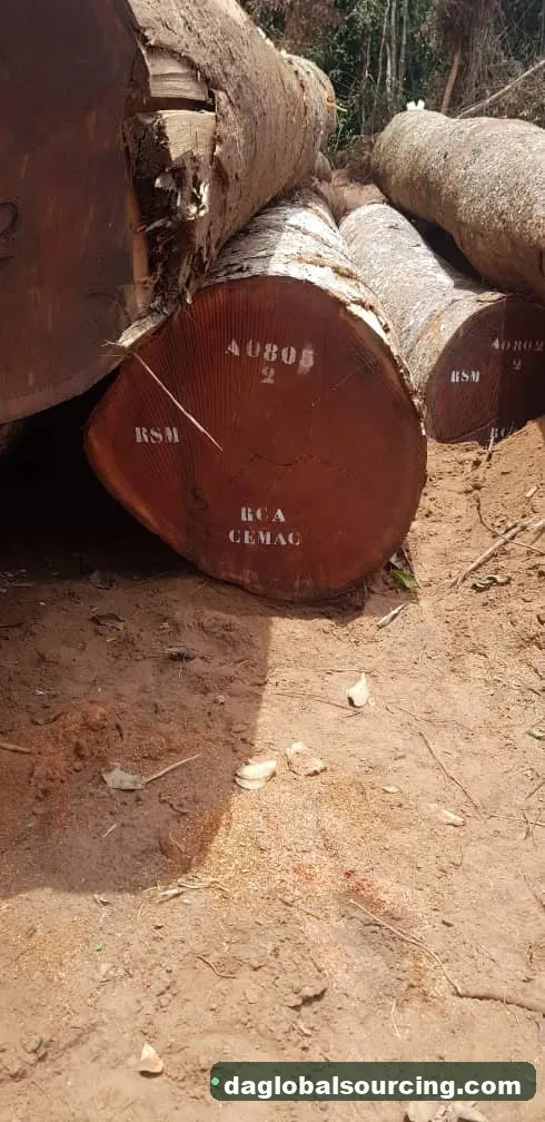 Sapelli (Sapele) logs from Congo — goods a Vietnam buyer wants
