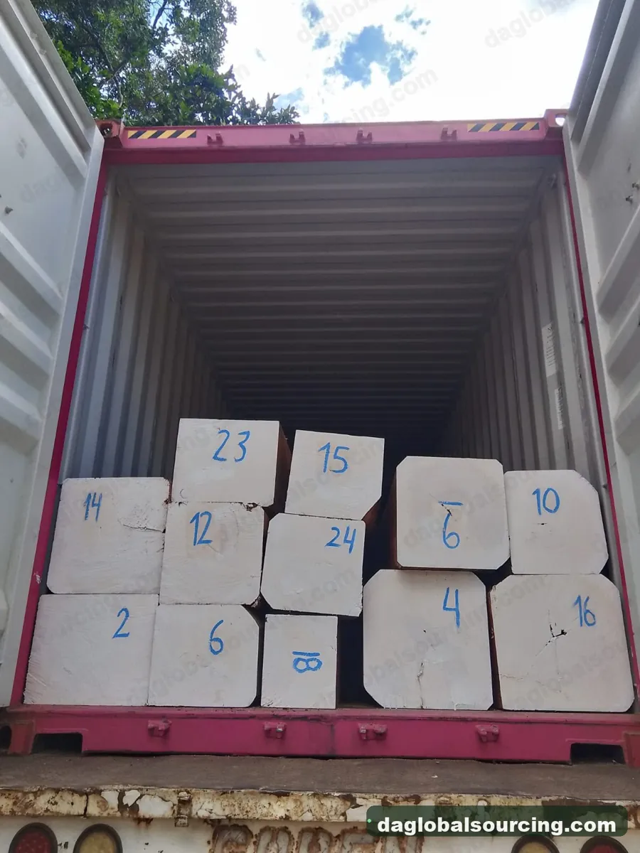 Jatoba squared from Bolivia — goods a Vietnam buyer wants