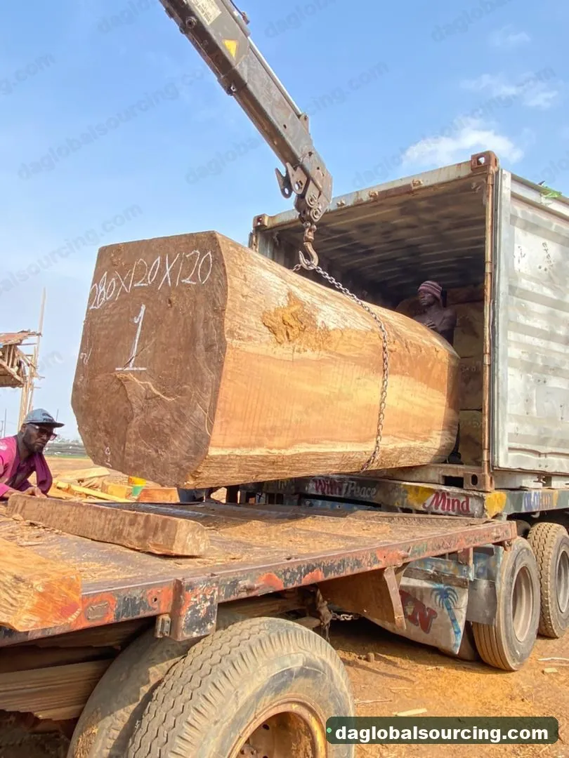 Iroko squared from Nigeria — goods a Vietnam buyer wants