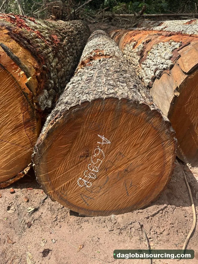 Mukulungu logs from Central African Republic — goods a Vietnam buyer wants