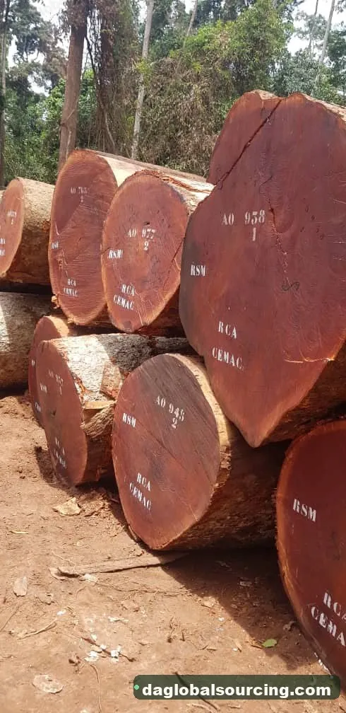 Sapelli (Sapele) logs from Congo — goods a Vietnam buyer wants