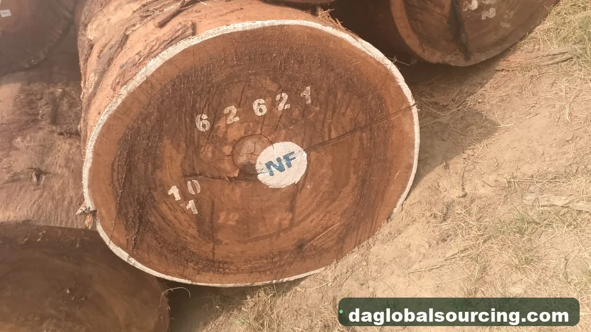 Tali (Ironwood) logs from Congo — goods a Vietnam buyer wants