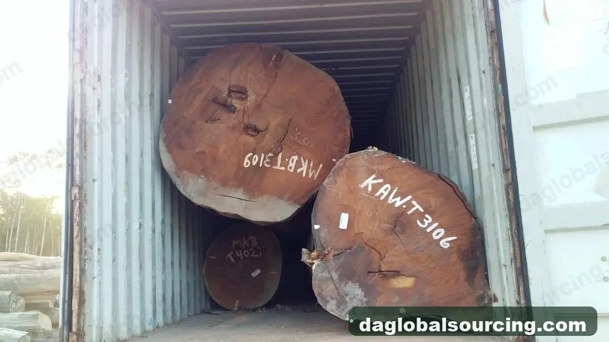Kaw logs from Suriname — goods a Vietnam buyer wants