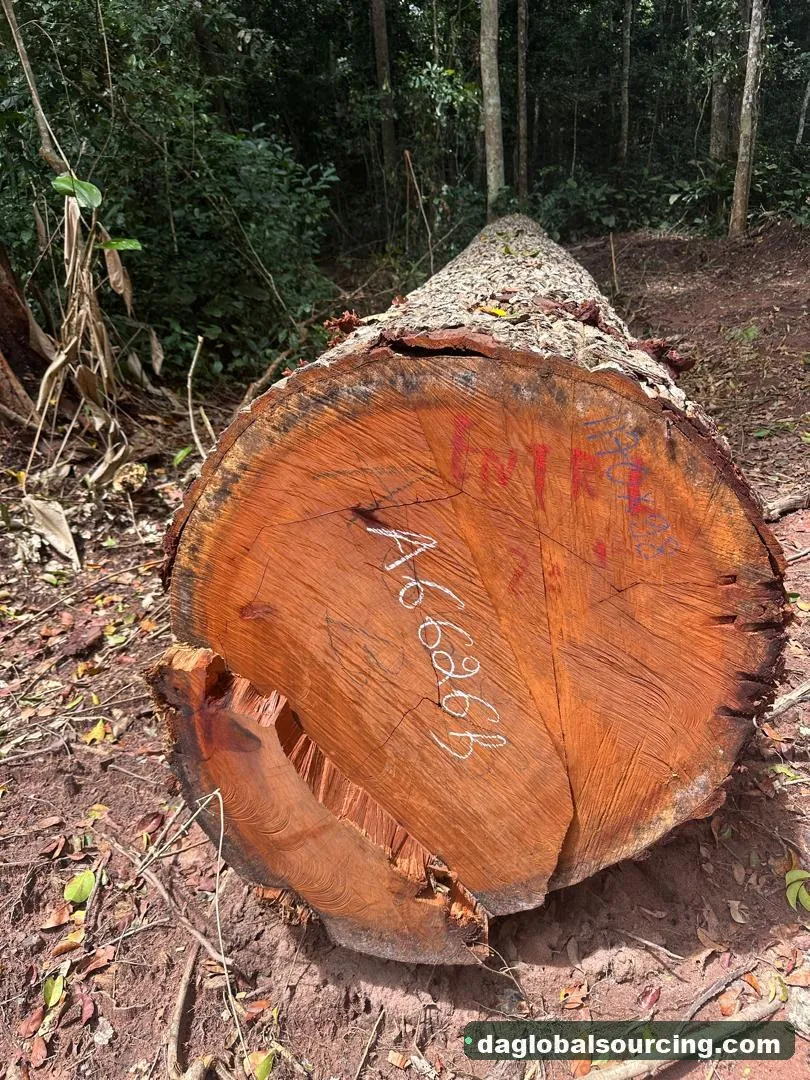 Mukulungu logs from Central African Republic — goods a Vietnam buyer wants